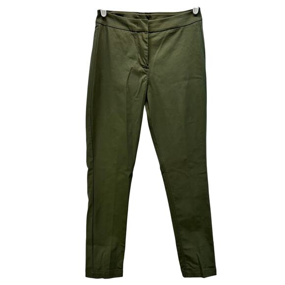 Kit And Ace Seymour Classic Ankle Pants Green Siz3 2 - Picture 1 of 13